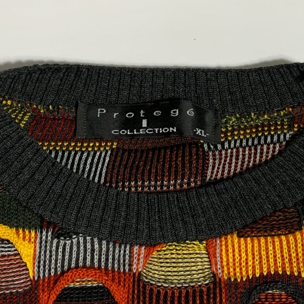 Vintage Protege Collection Sweater Knit Crew Neck 90s Made In USA Mens XL - Picture 4 of 4